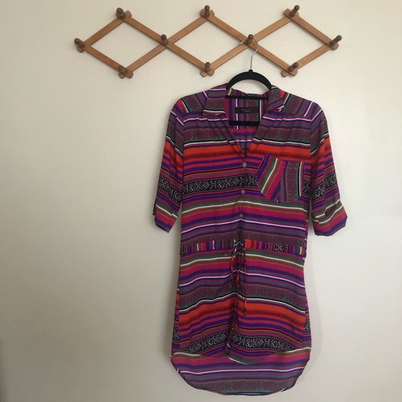 Lucy Love Drawstring Waist Half Sleeve Tunic - Picture 1 of 8